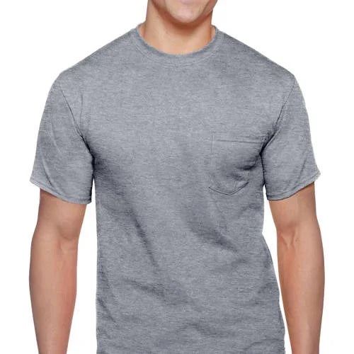 Classic Gray Pocket T-Shirt